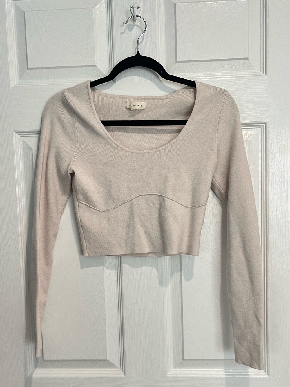 Pacsun La Hearts Cropped Long Sleeve